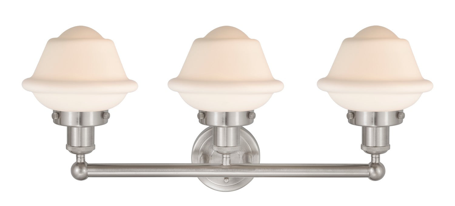 Innovations 616-3W-SN-G531 Three Light Bath Vanity, Brushed Satin Nickel