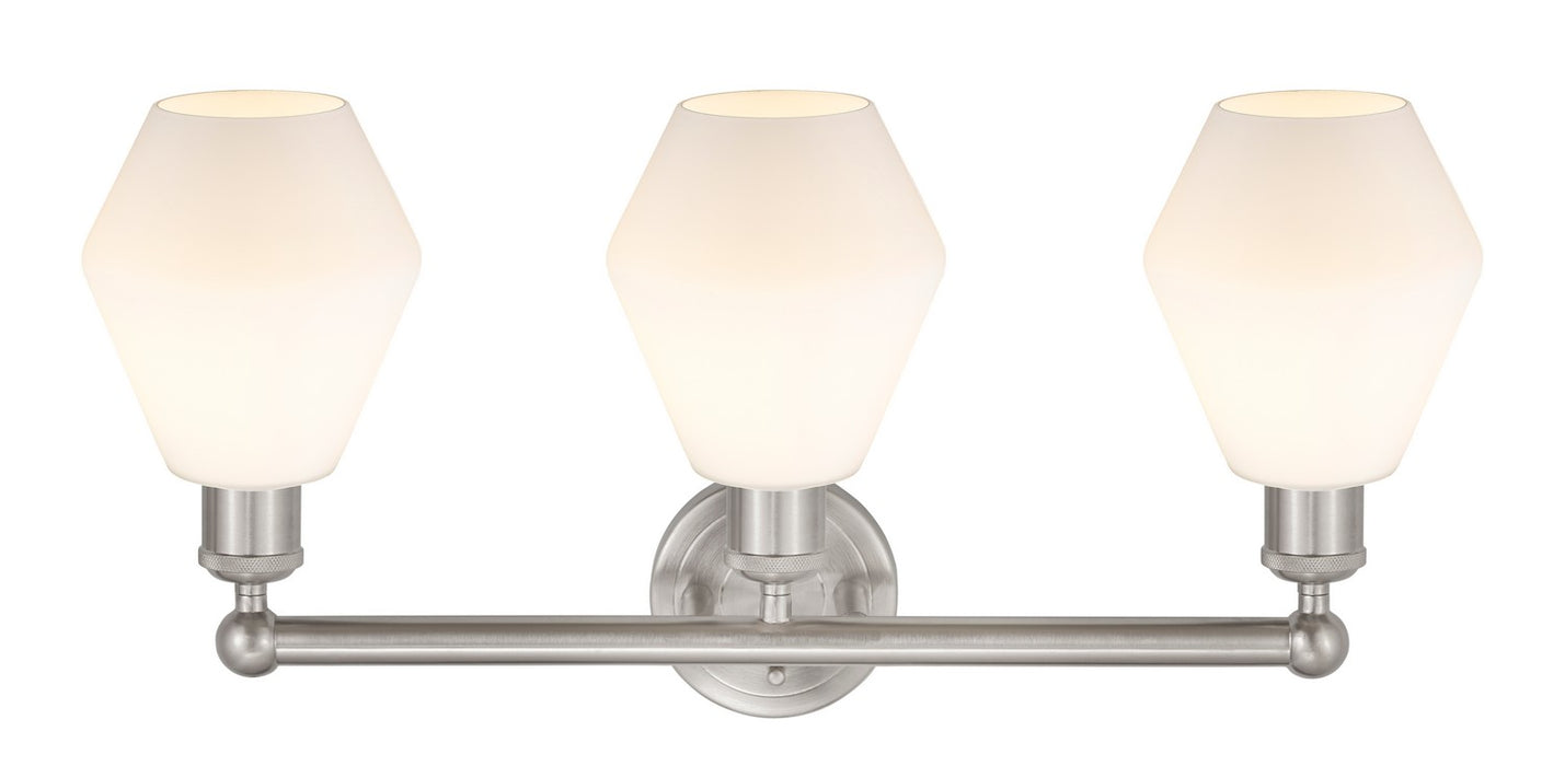 Innovations 616-3W-SN-G651-6 Three Light Bath Vanity, Brushed Satin Nickel