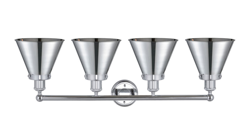 Innovations 616-4W-PC-M13-PC Four Light Bath Vanity, Polished Chrome