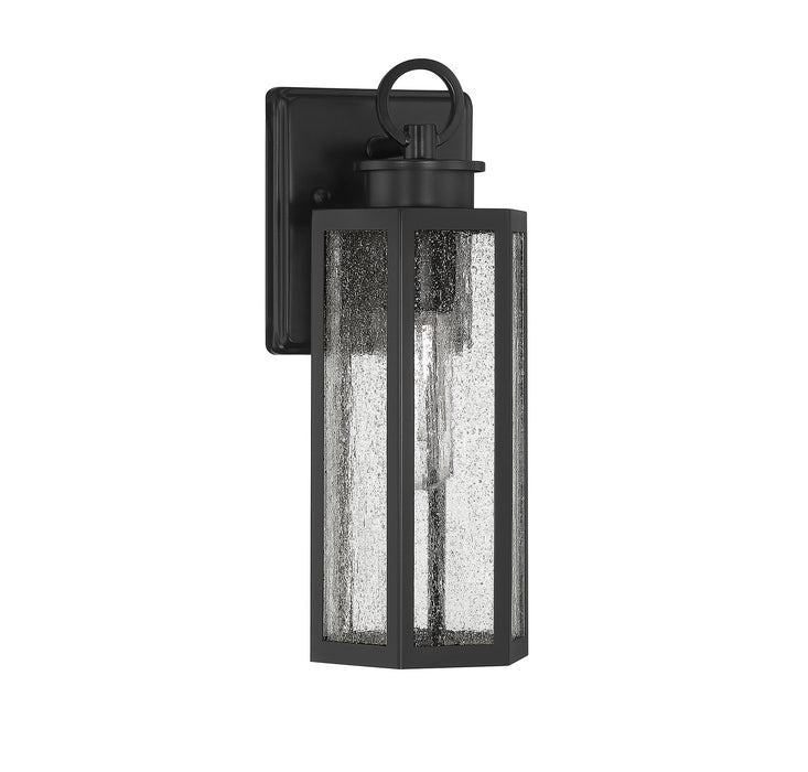 Lighting One E V6-L5-5100-BK One Light Outdoor Wall Lantern, Black