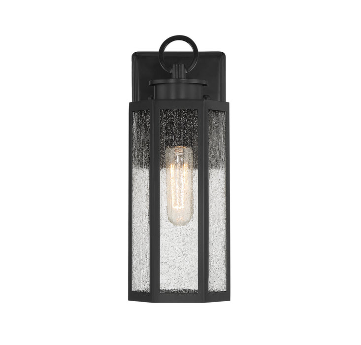 Lighting One E V6-L5-5100-BK One Light Outdoor Wall Lantern, Black