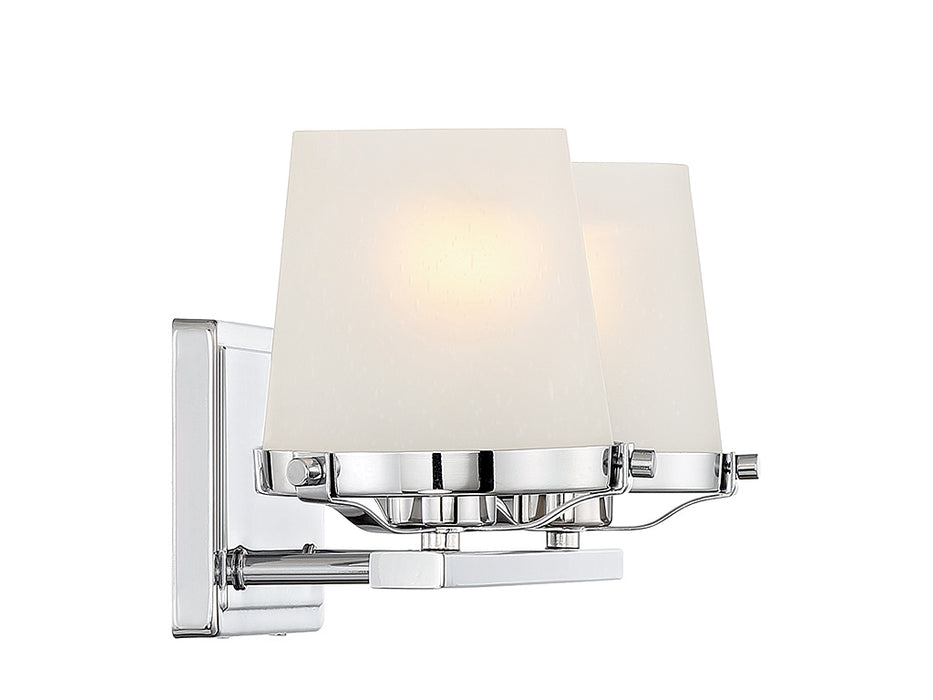 Lighting One E V6-L8-5250-2-11 Two Light Bathroom Vanity, Polished Chrome