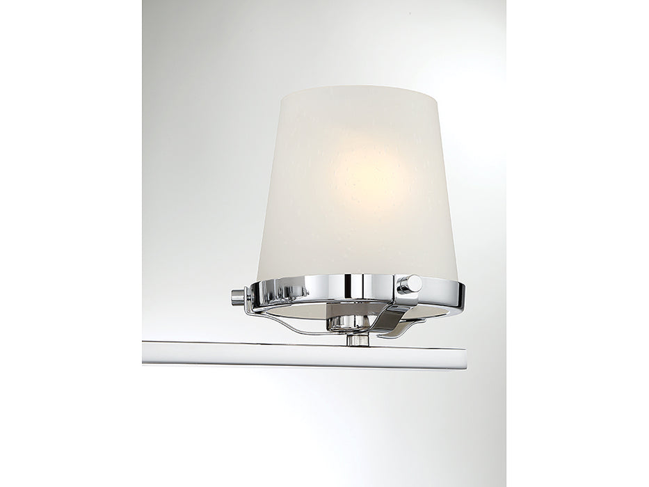 Lighting One E V6L8-5250-3-11 Three Light Bathroom Vanity, Polished Chrome