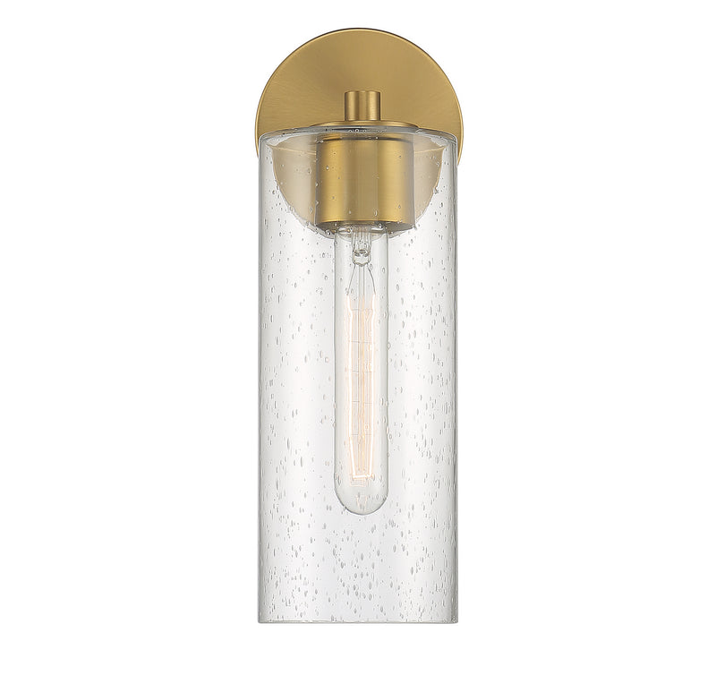 Lighting One E V6-L9-2460-1-322 One Light Wall Sconce, Warm Brass