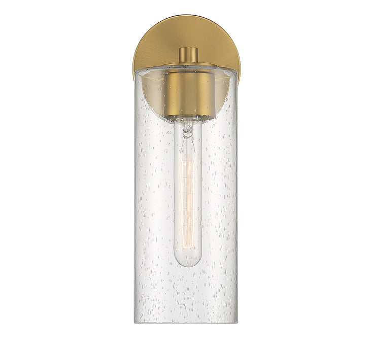 Lighting One E V6-L9-2460-1-322 One Light Wall Sconce, Warm Brass