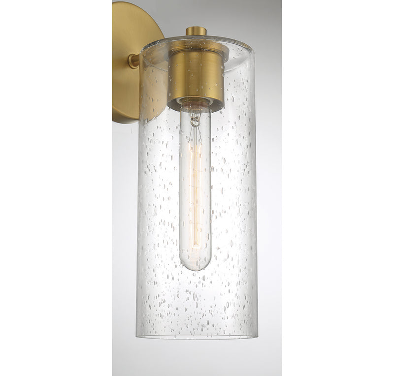 Lighting One E V6-L9-2460-1-322 One Light Wall Sconce, Warm Brass