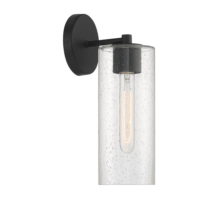 Lighting One E V6-L9-2460-1-89 One Light Wall Sconce, Matte Black