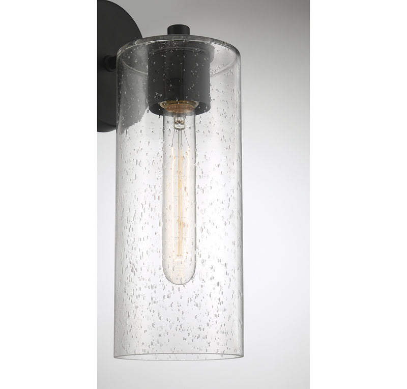 Lighting One E V6-L9-2460-1-89 One Light Wall Sconce, Matte Black