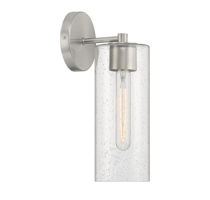 Lighting One E V6-L9-2460-1-SN One Light Wall Sconce, Satin Nickel