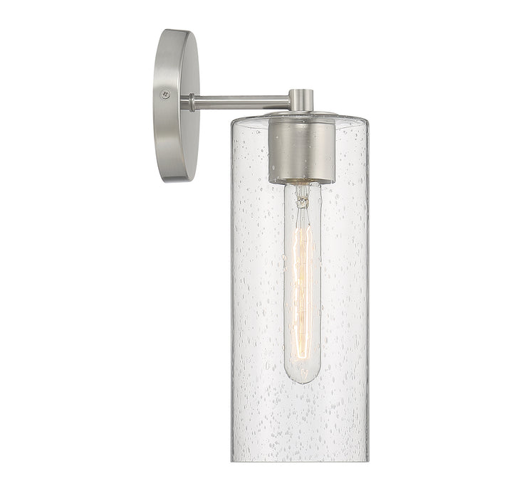 Lighting One E V6-L9-2460-1-SN One Light Wall Sconce, Satin Nickel
