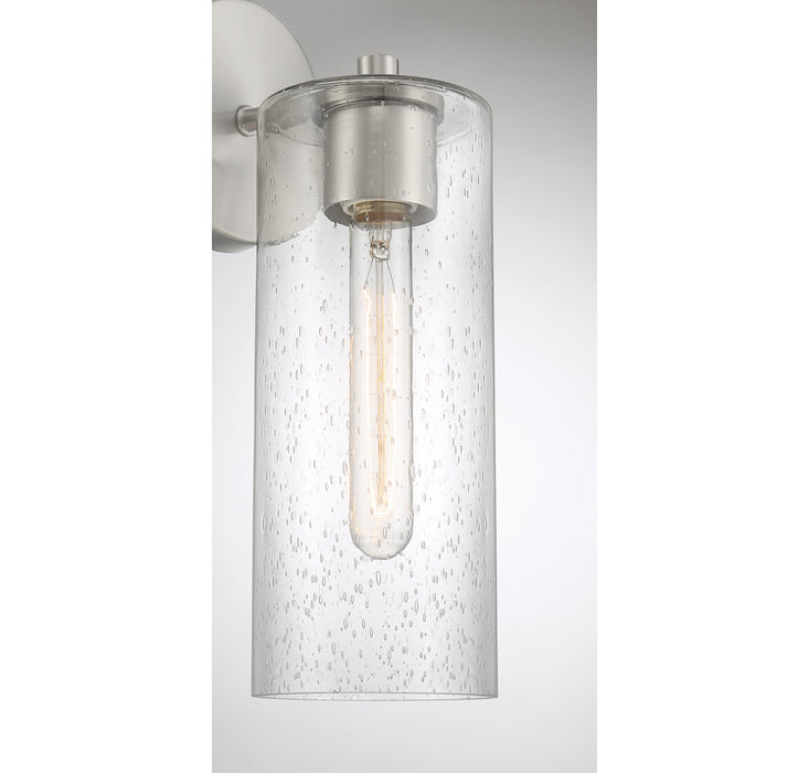 Lighting One E V6-L9-2460-1-SN One Light Wall Sconce, Satin Nickel