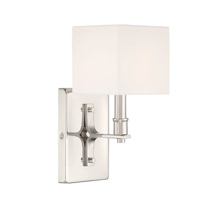 Lighting One E V6-L9-8550-1-109 One Light Wall Sconce, Polished Nickel