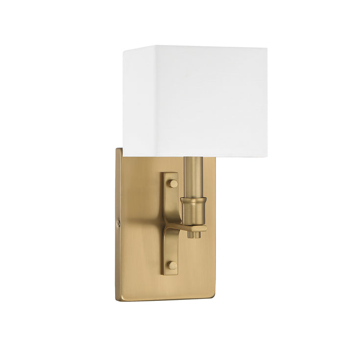 Lighting One E V6-L9-8550-1-322 One Light Wall Sconce, Warm Brass