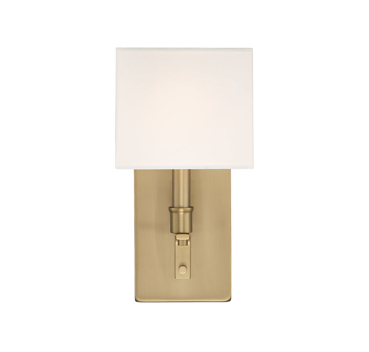 Lighting One E V6-L9-8550-1-322 One Light Wall Sconce, Warm Brass