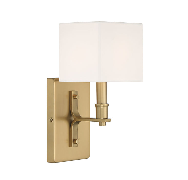 Lighting One E V6-L9-8550-1-322 One Light Wall Sconce, Warm Brass