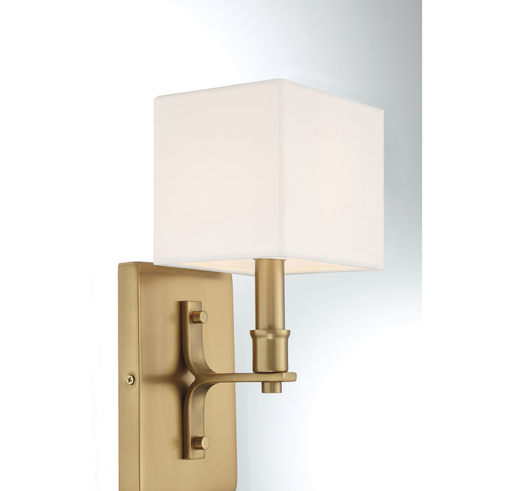 Lighting One E V6-L9-8550-1-322 One Light Wall Sconce, Warm Brass