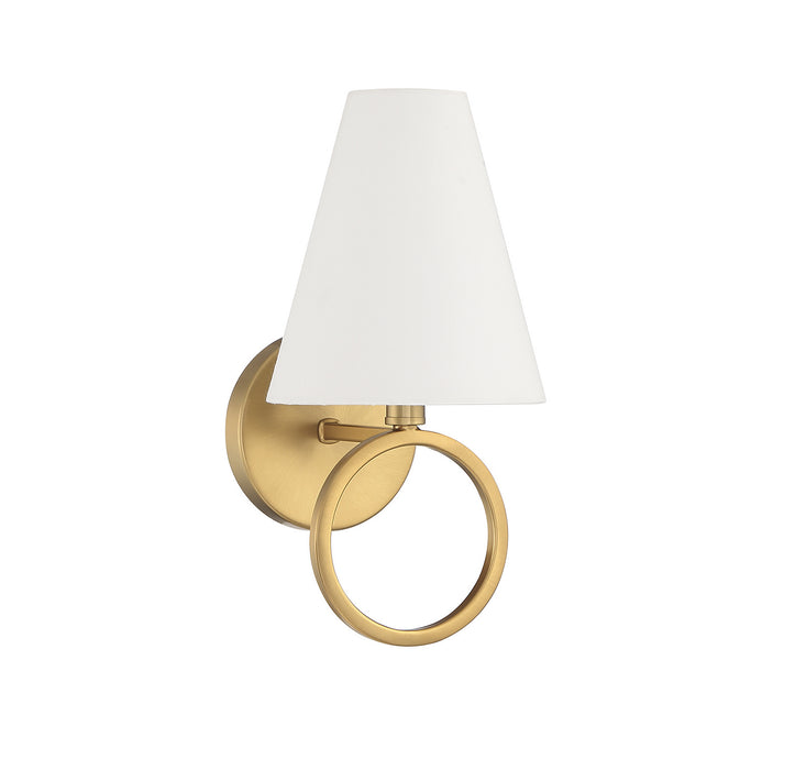 Lighting One E V6-L9-9150-1-322 One Light Wall Sconce, Warm Brass