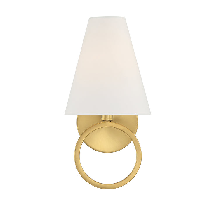 Lighting One E V6-L9-9150-1-322 One Light Wall Sconce, Warm Brass