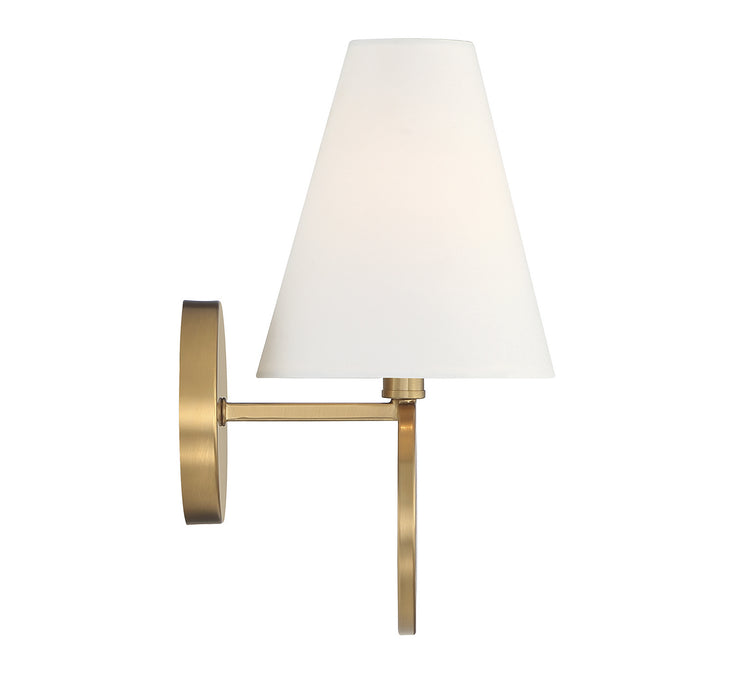 Lighting One E V6-L9-9150-1-322 One Light Wall Sconce, Warm Brass