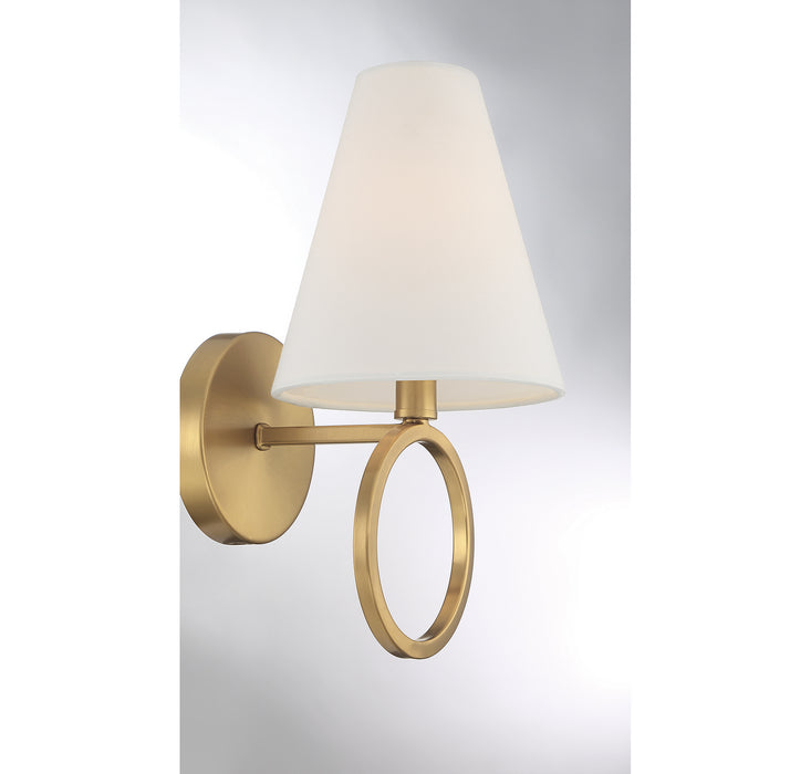 Lighting One E V6-L9-9150-1-322 One Light Wall Sconce, Warm Brass