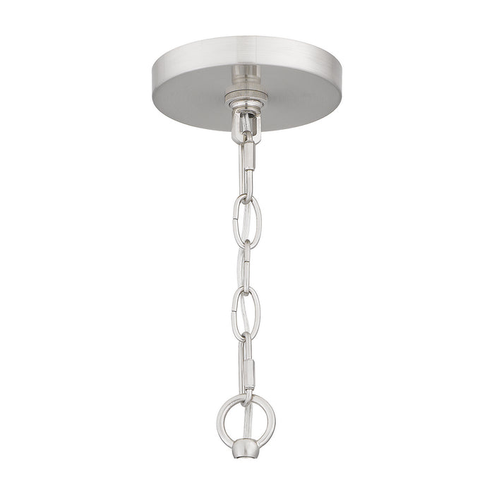 Quoizel PRC1508BN One Light Mini Pendant, Brushed Nickel