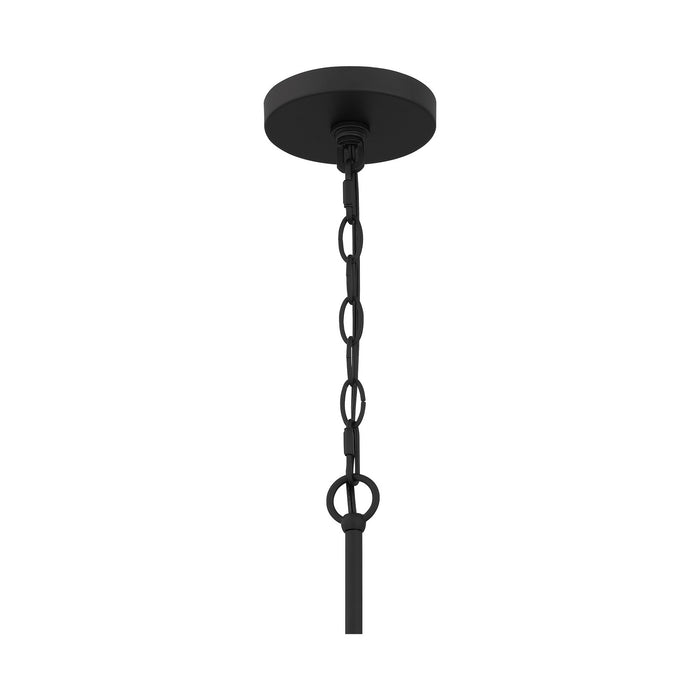 Quoizel PRC2818MBK Four Light Pendant, Matte Black