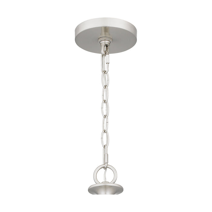 Quoizel PRC5026BN Five Light Chandelier, Brushed Nickel