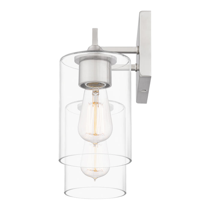 Quoizel PRC8616BN Two Light Bath, Brushed Nickel
