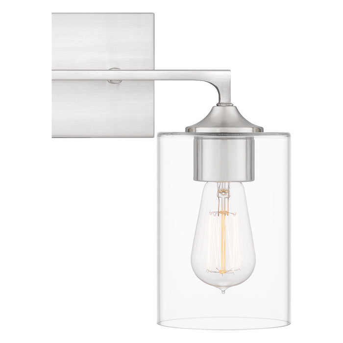 Quoizel PRC8616BN Two Light Bath, Brushed Nickel