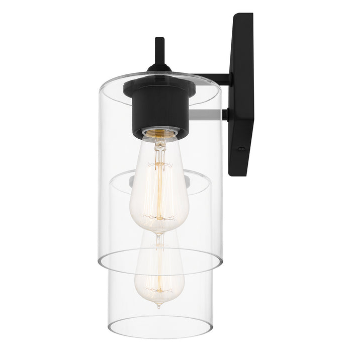 Quoizel PRC8616MBK Two Light Bath, Matte Black