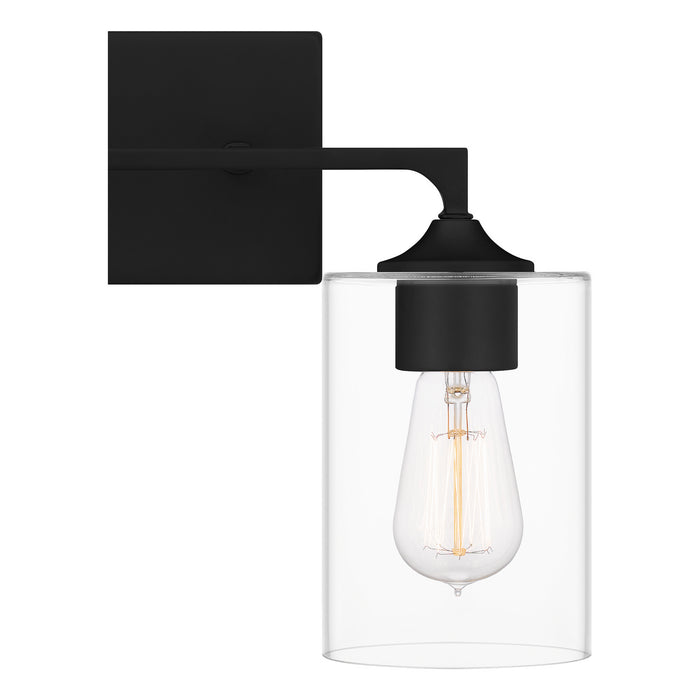 Quoizel PRC8616MBK Two Light Bath, Matte Black
