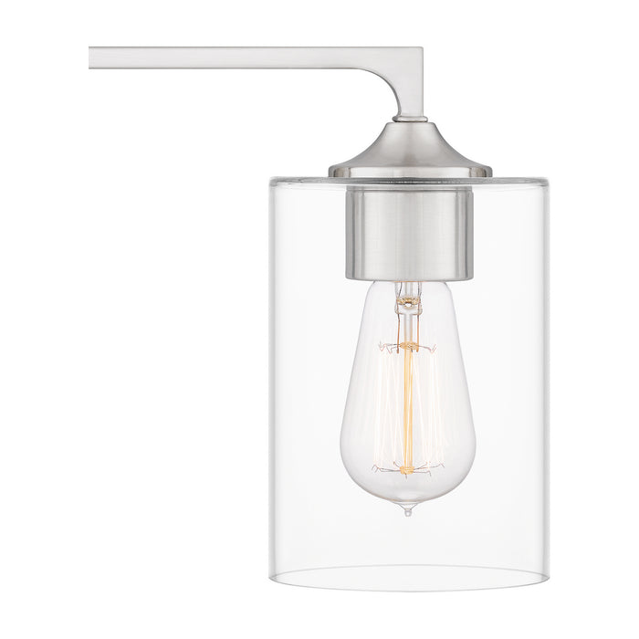 Quoizel PRC8624BN Three Light Bath, Brushed Nickel