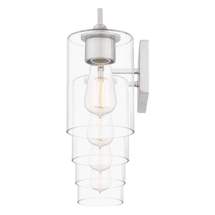 Quoizel PRC8633BN Four Light Bath, Brushed Nickel