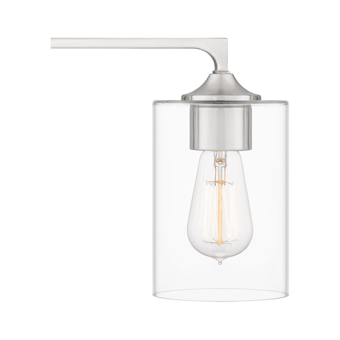 Quoizel PRC8633BN Four Light Bath, Brushed Nickel