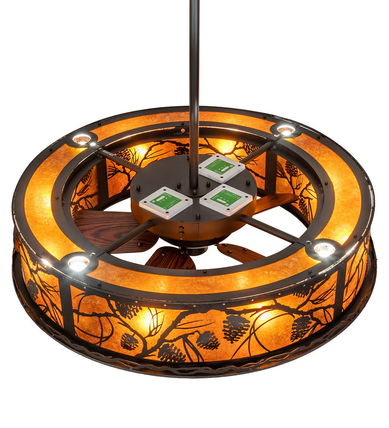 Meyda Tiffany 243542 LED Chandel-Air, Oil Rubbed Bronze