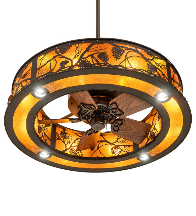 Meyda Tiffany 243542 LED Chandel-Air, Oil Rubbed Bronze