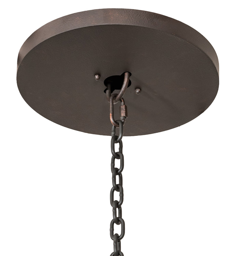 Meyda Tiffany 248627 24 Light Chandelier, Copper Rust