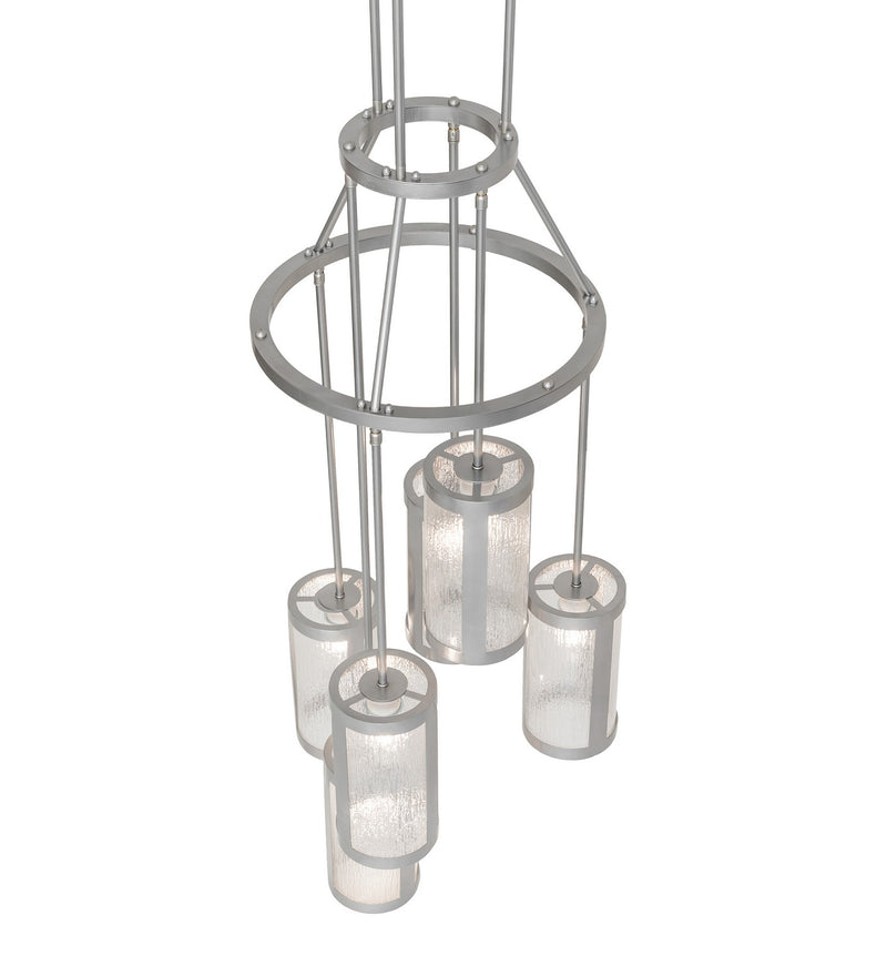 Meyda Tiffany 253505 Six Light Chandelier, Nickel