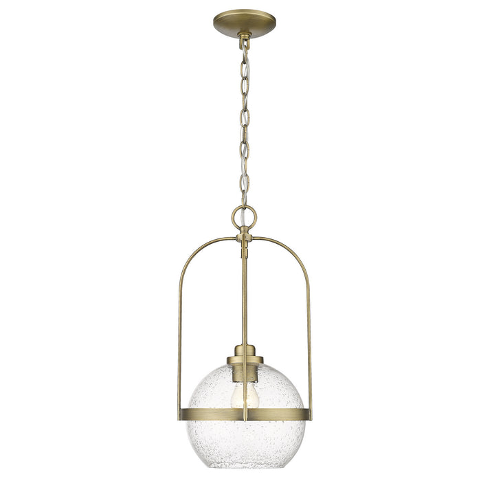 Acclaim Lighting IN10010ATB One Light Pendant, Antique Brass
