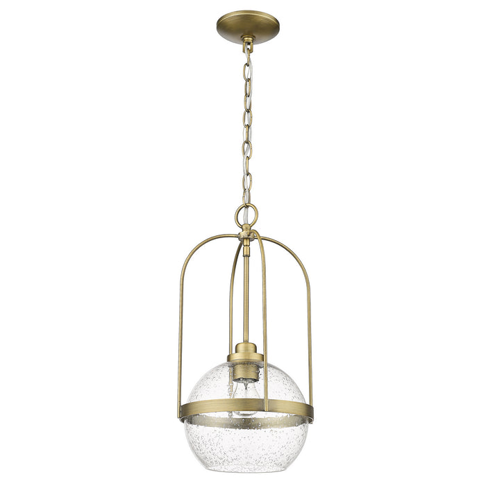 Acclaim Lighting IN10010ATB One Light Pendant, Antique Brass