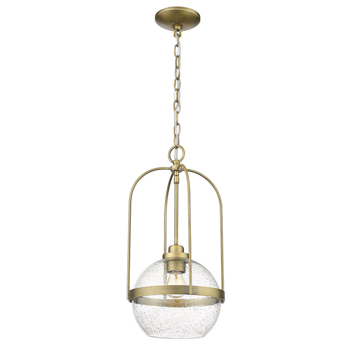 Acclaim Lighting IN10010ATB One Light Pendant, Antique Brass