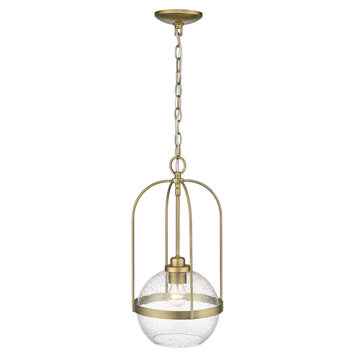 Acclaim Lighting IN10010ATB One Light Pendant, Antique Brass