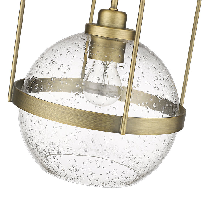 Acclaim Lighting IN10010ATB One Light Pendant, Antique Brass