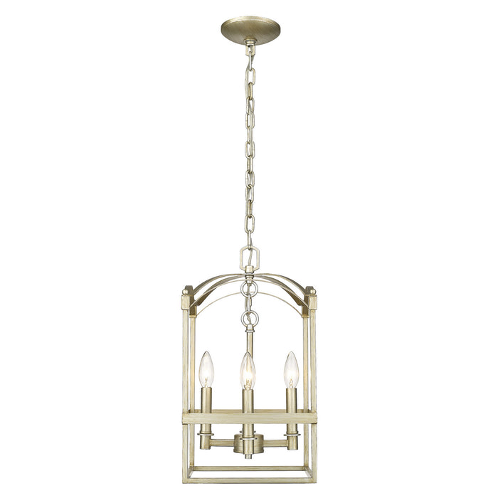 Acclaim Lighting IN10015WG Four Light Pendant, Washed Gold