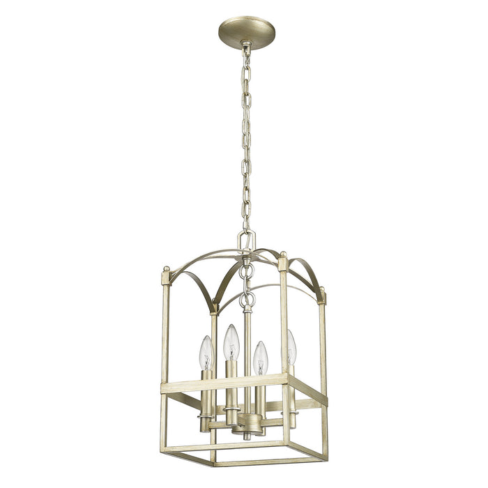 Acclaim Lighting IN10015WG Four Light Pendant, Washed Gold