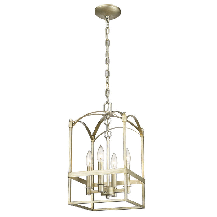 Acclaim Lighting IN10015WG Four Light Pendant, Washed Gold
