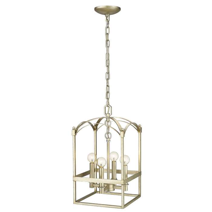 Acclaim Lighting IN10015WG Four Light Pendant, Washed Gold