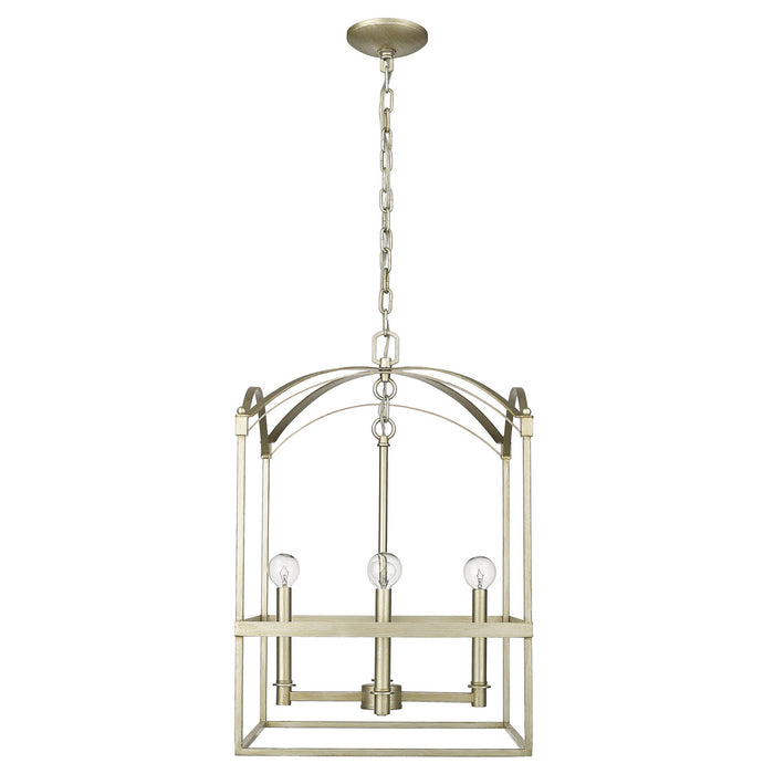 Acclaim Lighting IN10016WG Four Light Pendant, Washed Gold