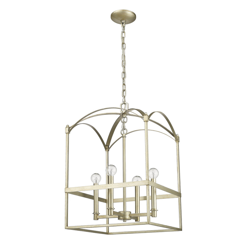 Acclaim Lighting IN10016WG Four Light Pendant, Washed Gold