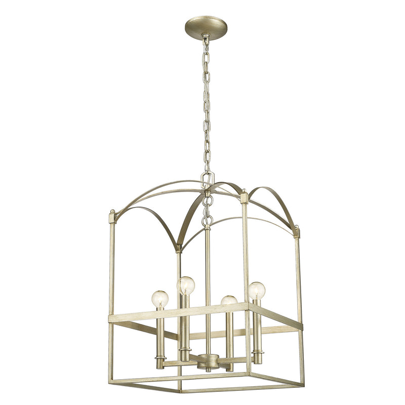 Acclaim Lighting IN10016WG Four Light Pendant, Washed Gold